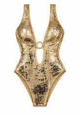 Golden Aura One Piece Swimsuit