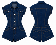 The Denim Muse Romper