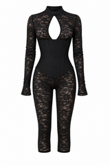 Black Rose Jumpsuit