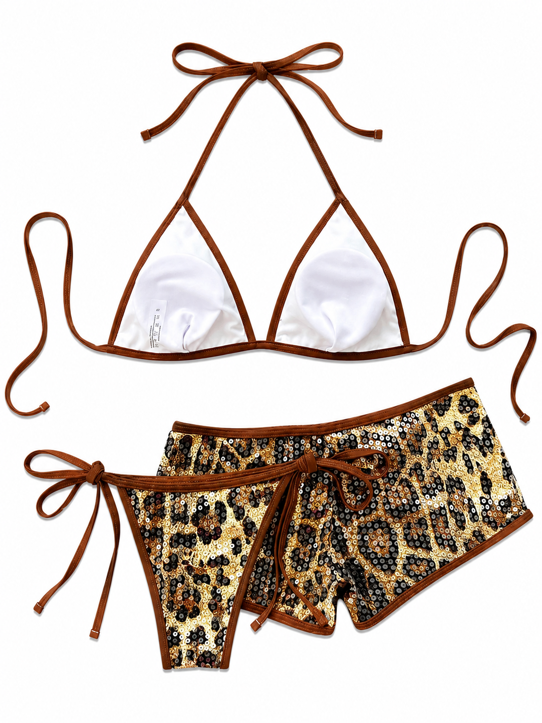 Cheetah Royale 3 Piece Swimsuit